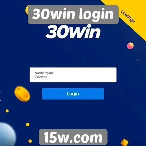 Análise das funcionalidades do login do 30win
